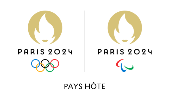 Logo pays hôte des jeux olympiques et paralympiques 2024